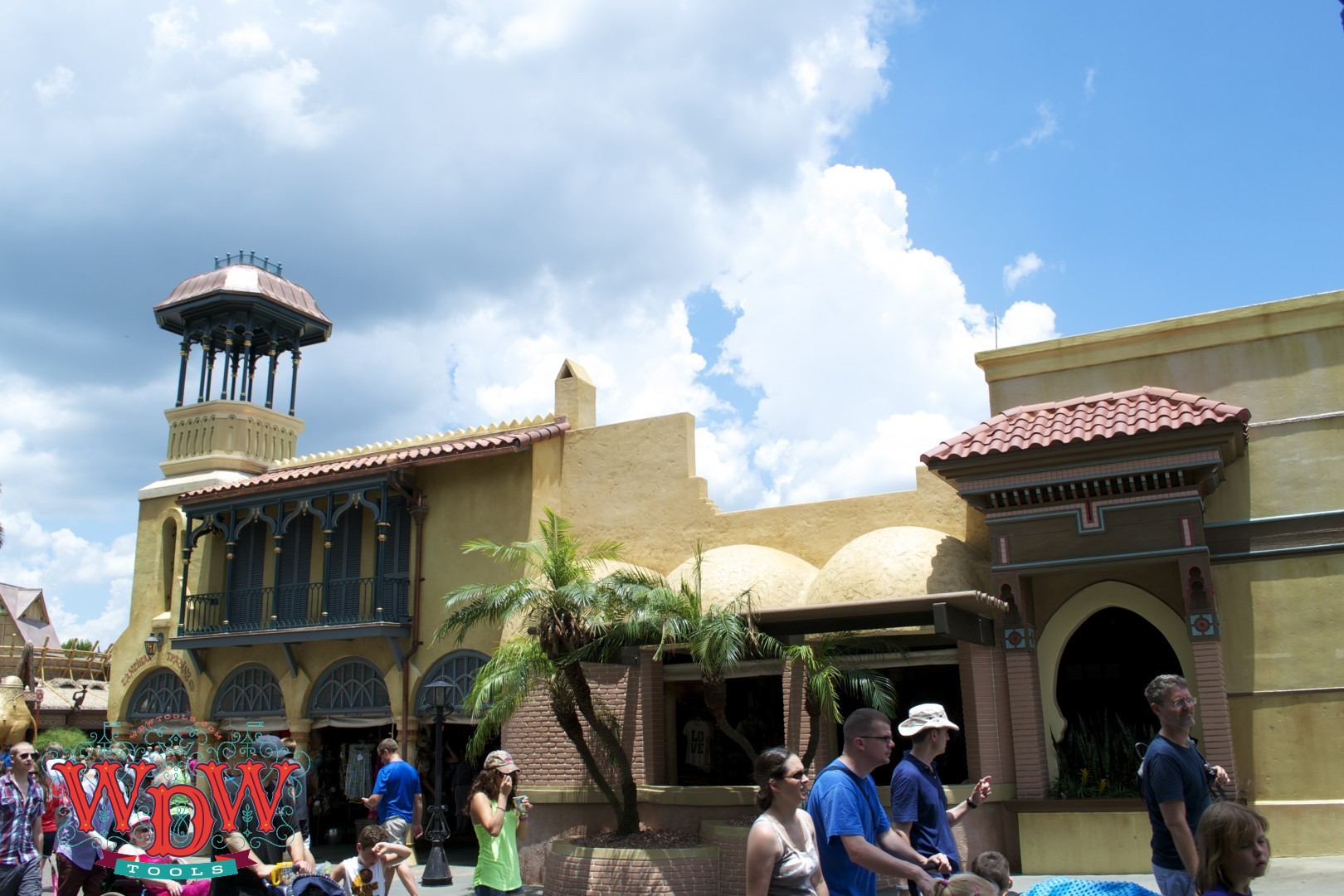 Bazaar shopping area refresh next to the Magic Carpets of Aladdin.